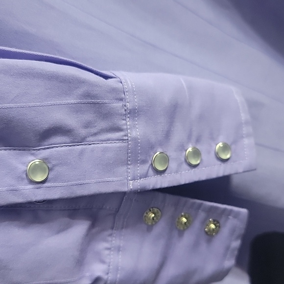 Northern Plains Western men's Dress shirt with pearl snaps 16-16 1/2 33/34 - Picture 9 of 11